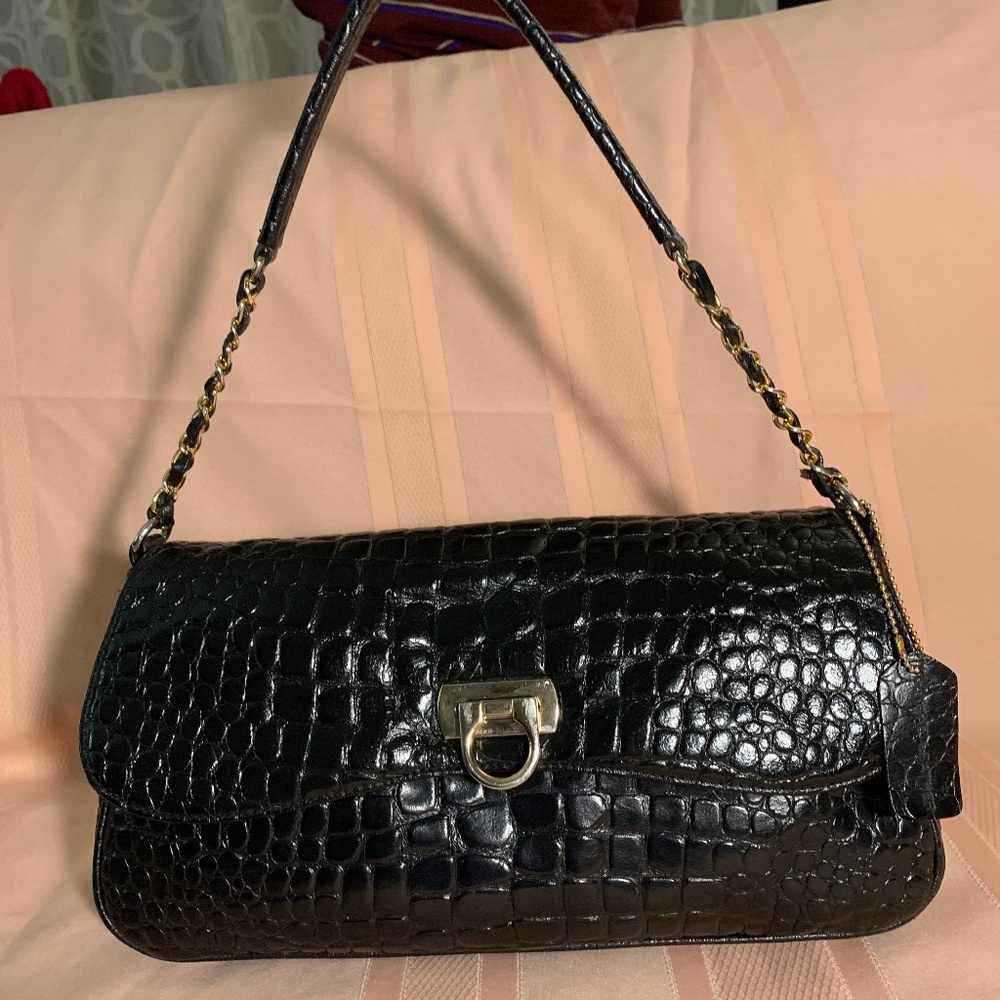 Lord Taylor Genuine Leather Croc soft